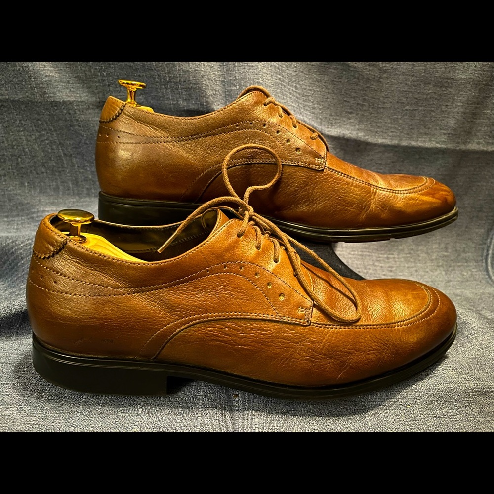 Rockport Brown Leather Dress Shoes Size 11.5